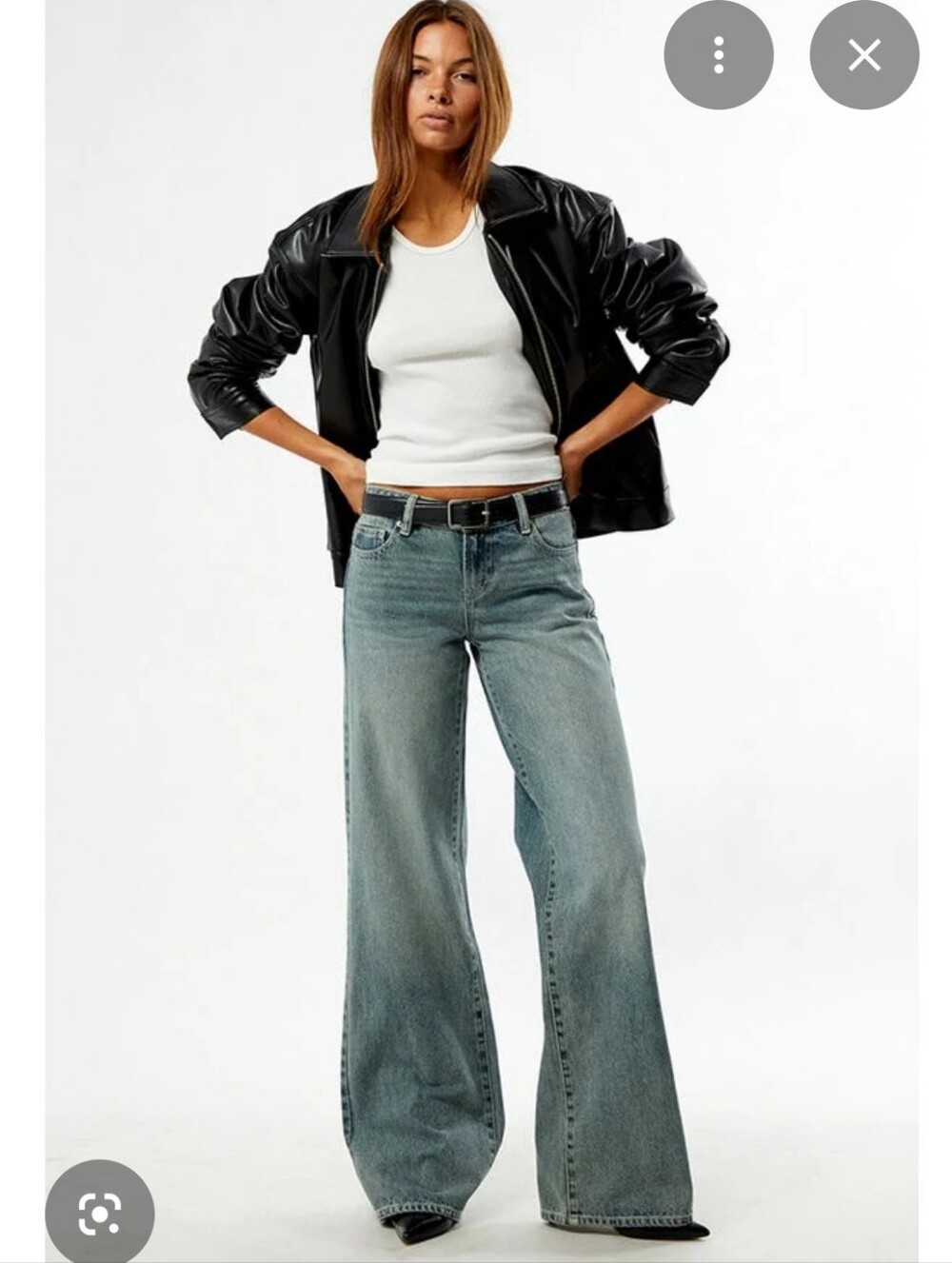 NWT Pacsun Low Rise Baggy Jeans In Astrid Size 28